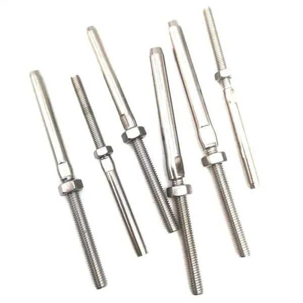 OEM тяжелой нержавеющей стали 316 проволока Swage Stud Thread Terminal с орехом