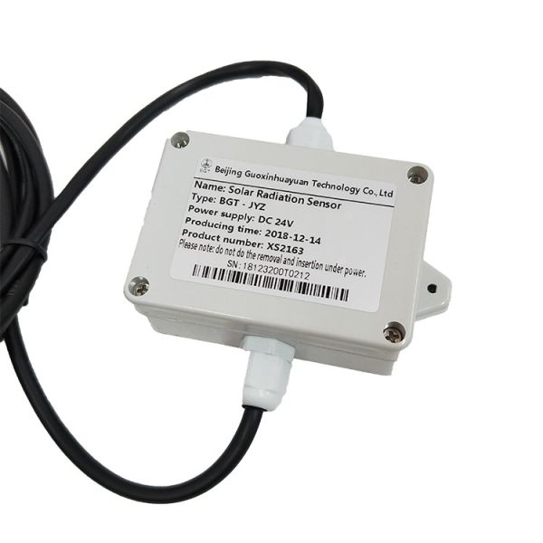 4-20mA BGT-JYZ Medición del radiómetro de radiación solar con tiempo de respuesta rápido y calidad
