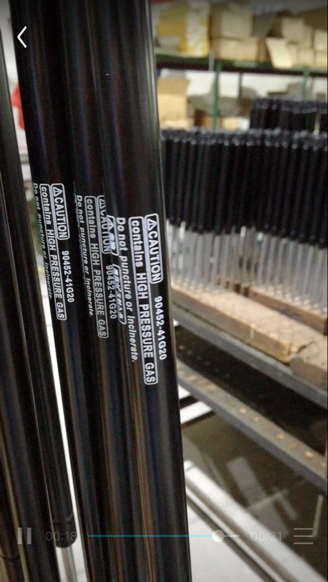 Oil tight furniture gas struts 500N gas lift murphy mechanism hardware factory