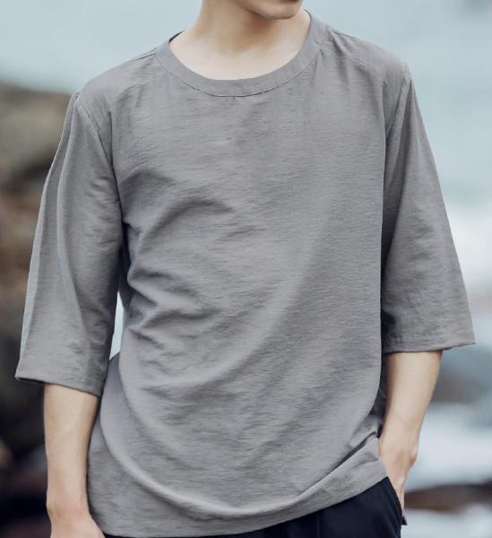 Latest Designs Blank Bulk Hemp T Shirts , Oversized White T Shirt Anti Pilling