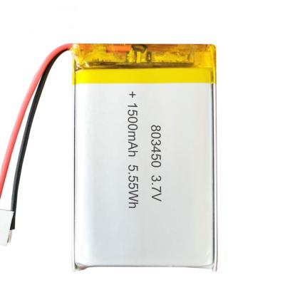 3.7 V 1500mAh Lipo Bluetooth Headset Battery 500 Times Cycle Life