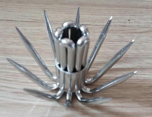 new stainless steel 4.0mm 5bars squid jig umbrella hooks