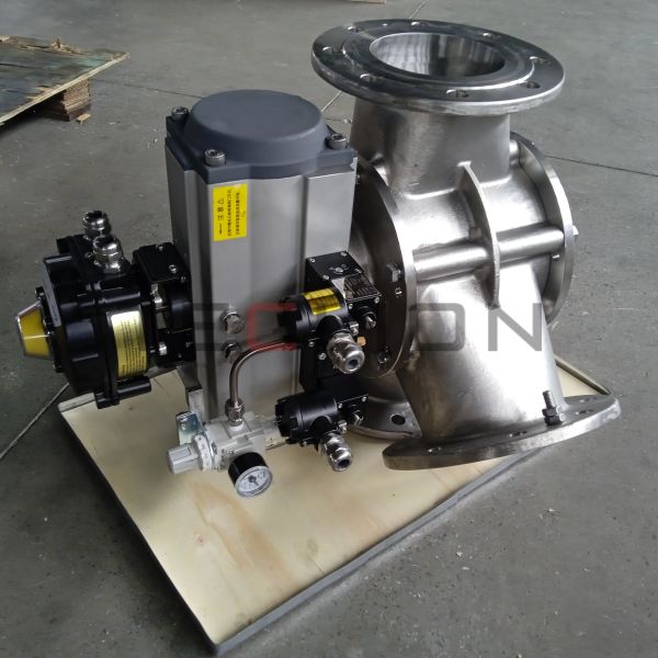 Conventional Configuration Standard Stainless Steel Pneumatic Diverter Valve