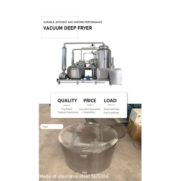 215 KG Capacity Vegetable Chips Frying Machine with Advanced Low Temperature Technology