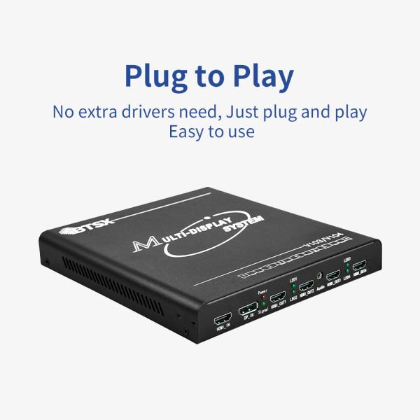 Immersive Interaction Multi-screen Expander Video Wall Controller Bitvisus UHD WUXGA Projection Mapping Edge Fusion Blending