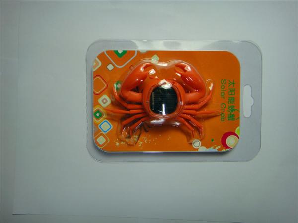 Plastic Solar Animal Toys Children Educational Small Solar Crab