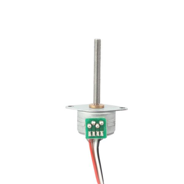Micro motor deslizante SM1519 do eixo longo de alta resolução do parafuso do motor deslizante 15mm de ímã permanente