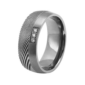 7mm Stainless Steel Custom Tantalum Ring Rose Gold Handmade Pure Tantalum Men's Bands