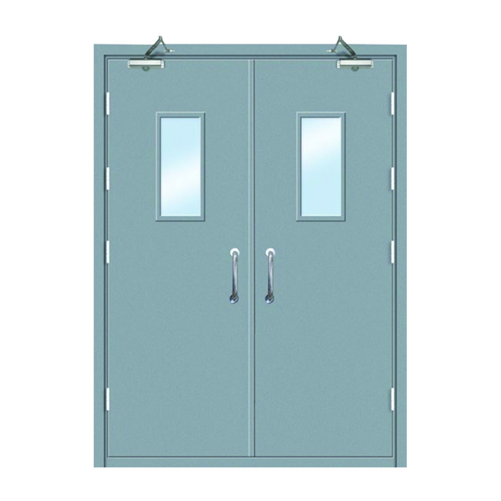 Top Brand Simple Design Bulletproof Fire Proof for Out Door Fire Pit Door Seal 1 Hour Fire Rated Metal Door with Smart Lock