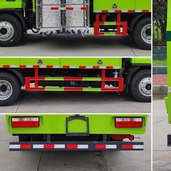 7300kg 2500L 2.5m3 Road Guardrail Cleaning Truck Strong Power