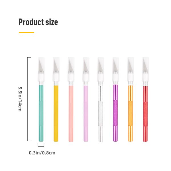 Металлический рукоятка скальпель лезвие Нож для резки резки