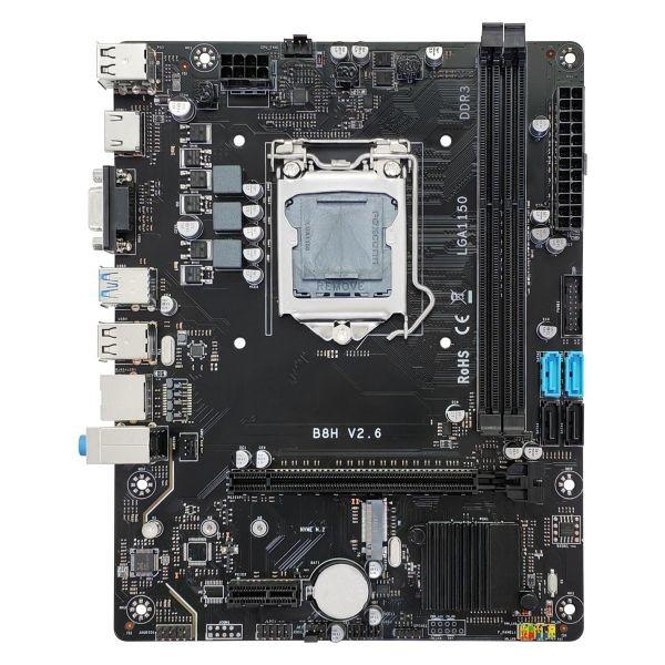 wholesale gaming motherboards Matx INTEL LGA1150 PC Motherboard Support 4th GEN INTEL Processor H81 B8H-V2.6-H