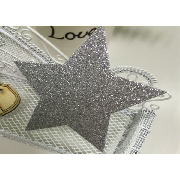Fancy Silver And Gold Sparkling Alphabet Letters And Stars Kids Diy Craft
