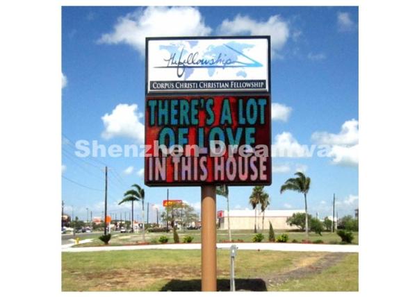 Front Maintenance P 10 Outdoor LED Signs with EPISTAR LED WIFI Control