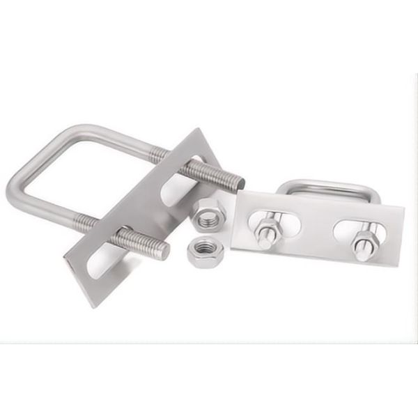 Passivation Finish Square U-Bolt SS 304 316 Stainless Steel M10 M12 6mm 8mm x 178mm