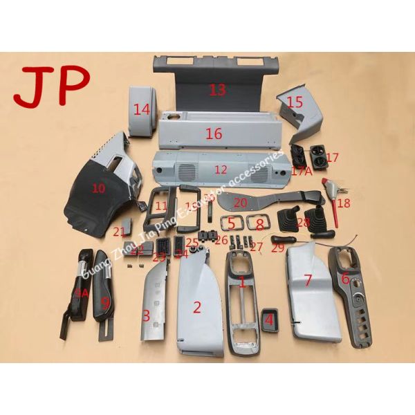 Accesorios interiores de excavadoras duraderos Komatsu PC110 130 200 220 300 360-7