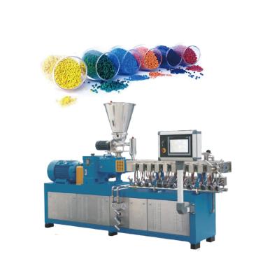 Máquina de Masterbatch de Fibra de Plástico de Cor Extrusora de Parafusos Gêmeos Linha de Granulação de Plástico