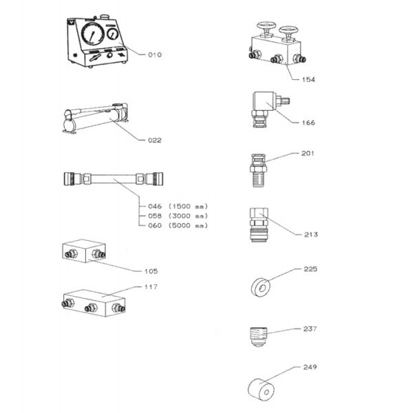 1200 Bar Hydraulic High Pressure Pump Steel Portable Pneumatic Pump