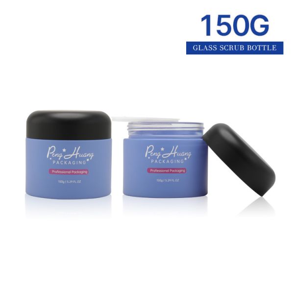 150g повторно использовало стеклянный экран опарника печатая стеклянный косметический контейнер