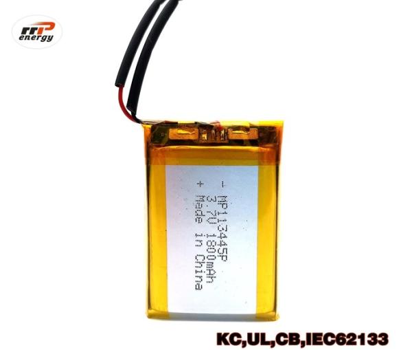 Ultra CB móveis IEC62133 do KC das baterias do Flagger da bateria MP113445P 1800mAh 3.7V do polímero do lítio da densidade de alta energia