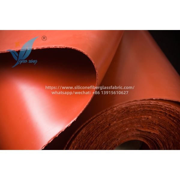 Double Sided Fireproof Composite Silicone Fiberglass Fabric Heavy Duty