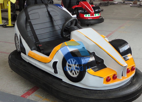 Battery Operated Theme Park Bumper Cars 2 Persons Capacity For Adults