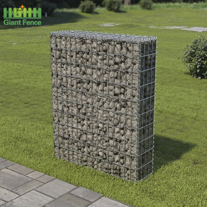 размер отверстия 75*75mm гальванизировал сваренную коробку Gabion с камнями для сада