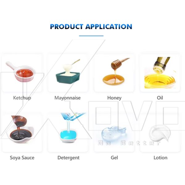 Auto 100-1000ml Liquid Soap Aundry Hand Washing Gel Dishwashing Liquid Filling Machine