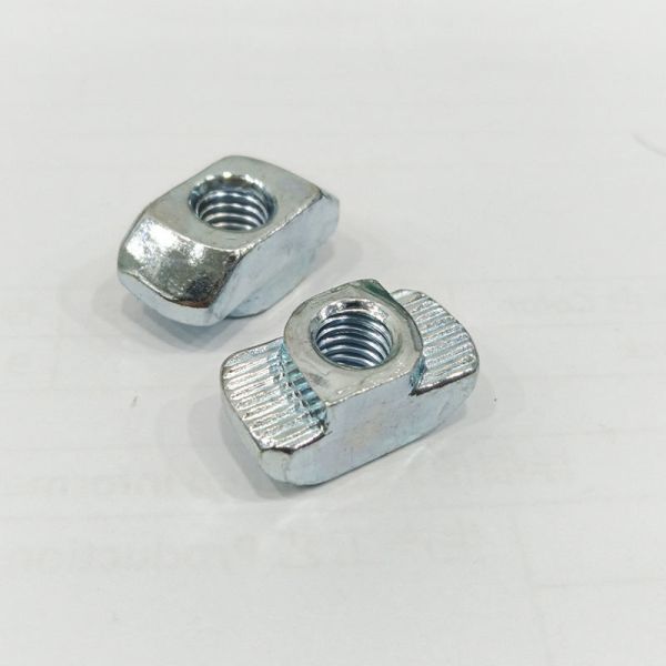 European Standard Zinc Plated Carbon Steel T Slot Nut for 10mm Slot Aluminum Profile