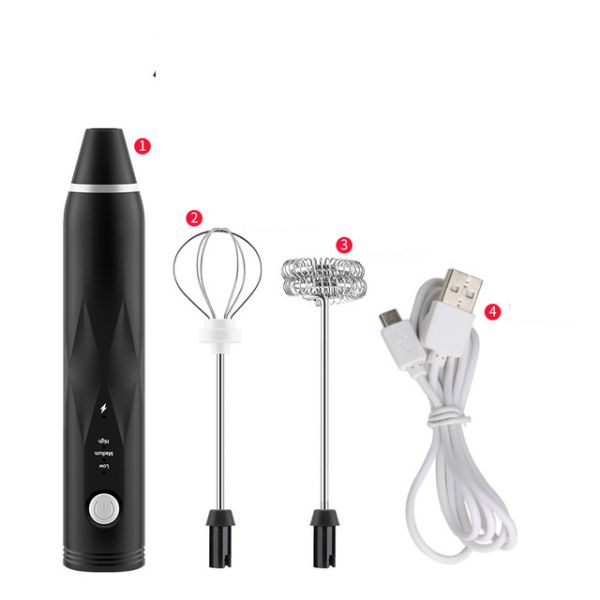 Handheld Household Stand Mixers 0.5A USB Rechargeable Egg Beater