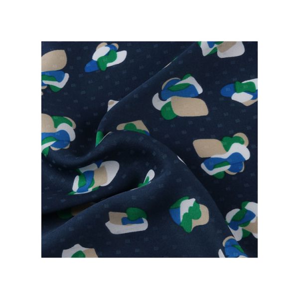 Factory Direct Supplier Recycled Poly Island Dot Recycle Fabric