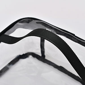 Small Clear PVC Waterproof Bag with Zipper Closure, Mini Portable Transparent Plastic Organizer Pouch for Cosmetic, Make