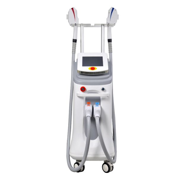 Vertical Dual Handle DPL Painless Salon Skin Treatment Beauty Equipment