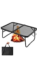 6800W Windproof Camp Stove Camping Gas Stove with Fuel Canister Adapter, Piezo Ignition, Carry Case, Portable