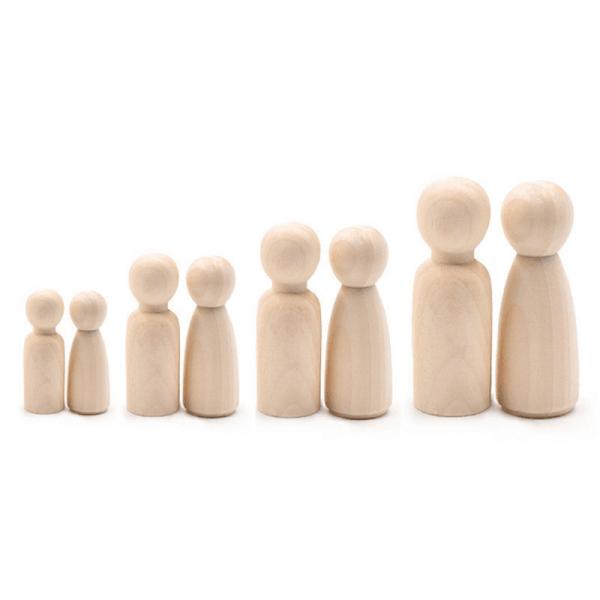 Eco-friendly Wooden 3D Building Blocks Creative Art Gift Home Ornament Decoration Solid Wood Kids Toys DIY wooden toy