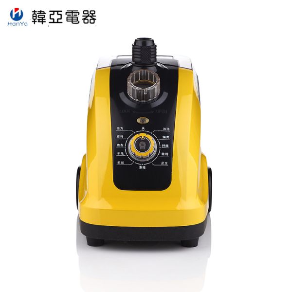 Yellow Powerful Travel Fabric Steamer , HY-288 Model Red Steam Iron For Clothes