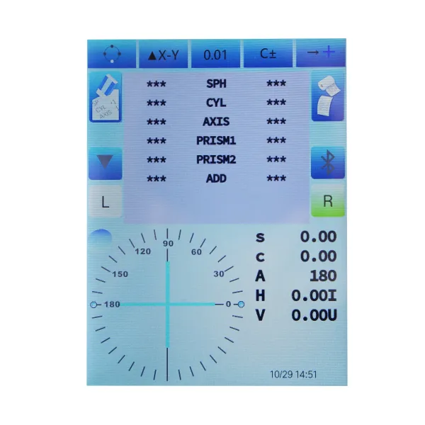 Auto Lensometer with 0.1mm Minimum Division of PD for Accurate Measurement
