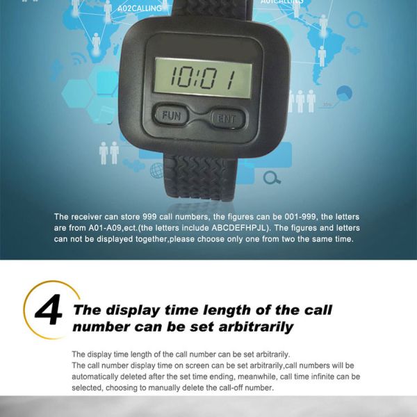 Hotel restaurant equipment widely use client call waiter system