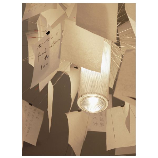 Paper chandelier replica designer Light Living Room Dining Room Zettel Chandelier(WH-MI-381)
