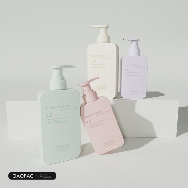 Pink 200/450ml HDPE Essence Lotion Bottles - Customizable Plastic Shampoo Bottles for Personal Care
