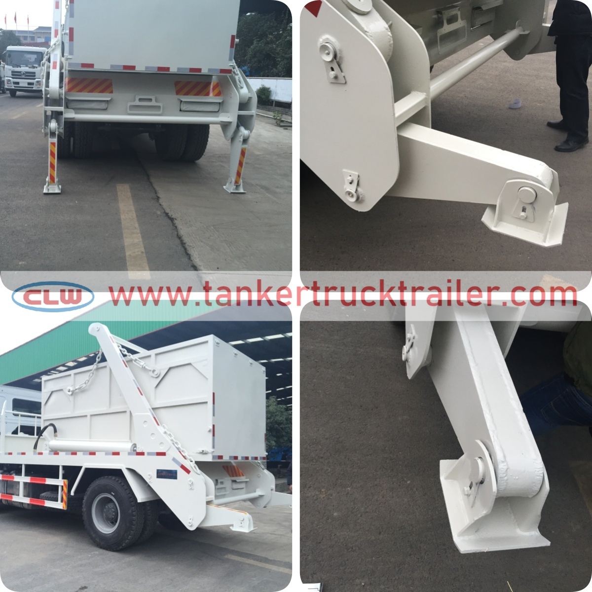 HOWO 4X2 10M3 266HP Roll-On Roll-Off Garbage Truck for Waste Collection and Transportation