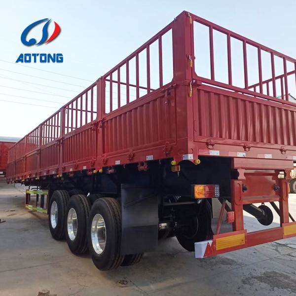 40ft 3-Axle Heavy-Duty Sidewall Semi Trailer for Bulk Cargo