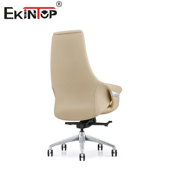 Silla de oficina giratoria de cuero cómoda con rueda silenciosa de PU