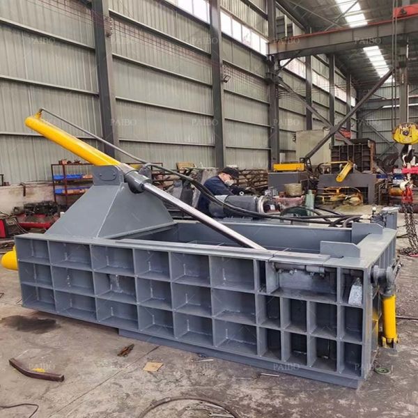 Automatic Metal Baler Machine for Scrap and Waste Packing 5000kg Weight Horizontal