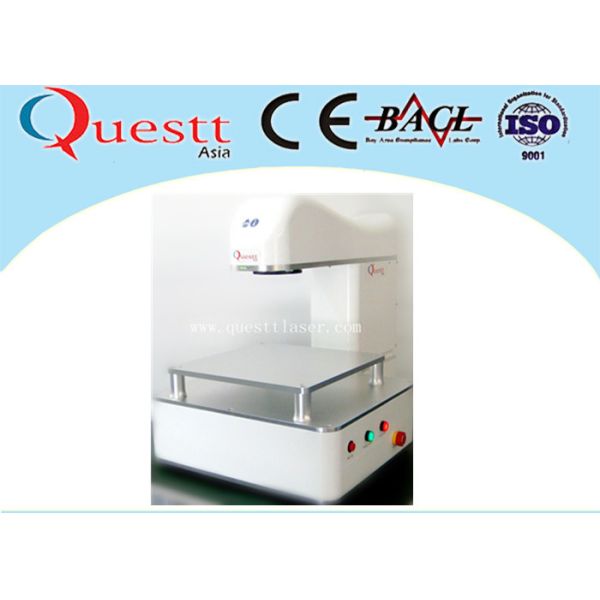 Máquina Desktop ótica portátil da marcação do laser com o varredor da lente 20W, certificado do CE