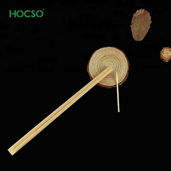 Take Away Round Bamboo Chopsticks Flatware for Sushi in Plastic Bag/Carton Box
