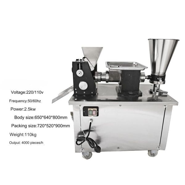 High Speed Dumpling Maker Machine 4000pcs/h Food Grade Stainless Steel Raw Material Rice