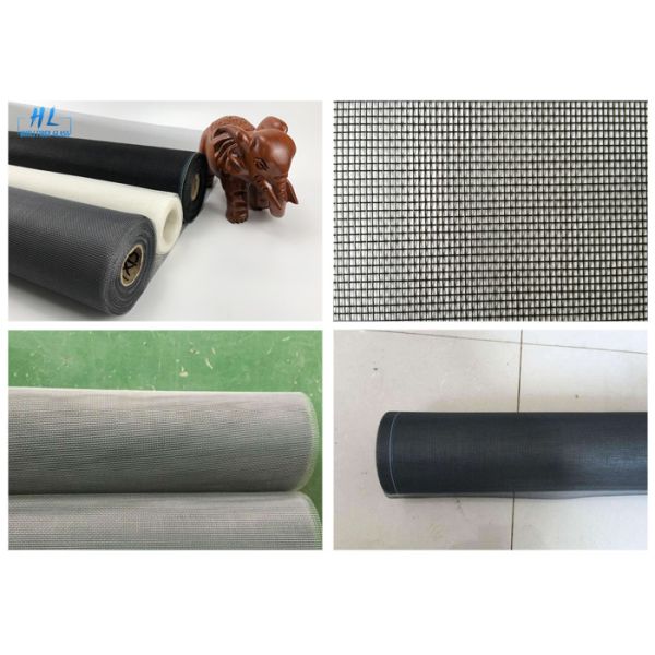 3ft*100ft Roll 115g Черный цвет стекловолоконный муха экран для окна