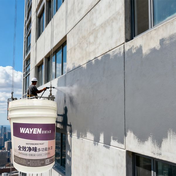 WS-60 Thick Fire-Retardant Coating High Efficiency Fire Prevention Weather Resistance Durability Waterborne Paint for Building