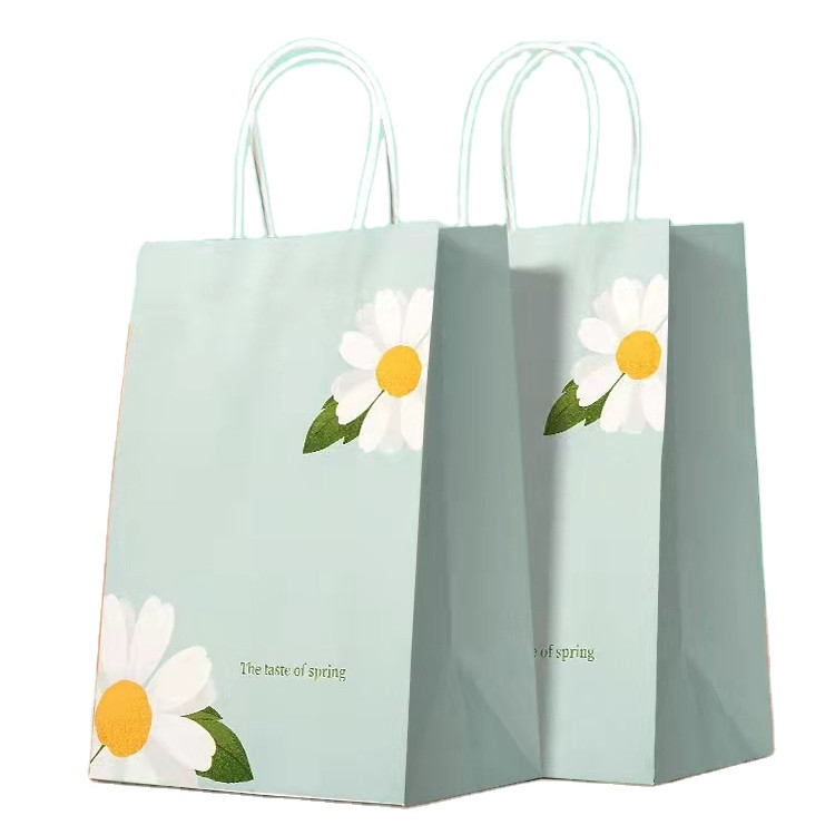 Бизнес Custom Printed Paper Bags CMYK цвет для продвижения
